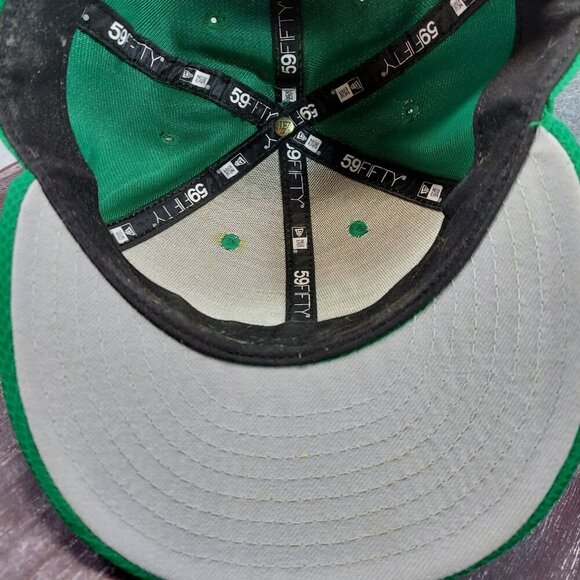 St. Louis Cardinals Green MLB Baseball Cap Clover on Side 7 1/8 - Picture 10 of 14